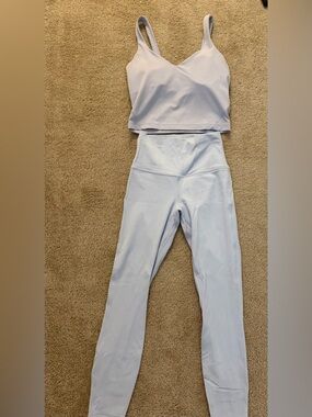 Lululemon Matching Set! Size 4 align leggings, Size 4 align tank top